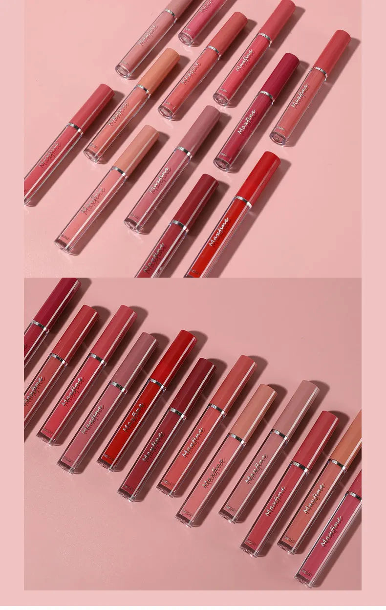 Matte Lip Gloss Set 6 Color Lipstick Smooth And Lasting Display Lip Gloss Waterproof Moisturizing Lipstick Holiday Gift Box Set Lootquake LLC