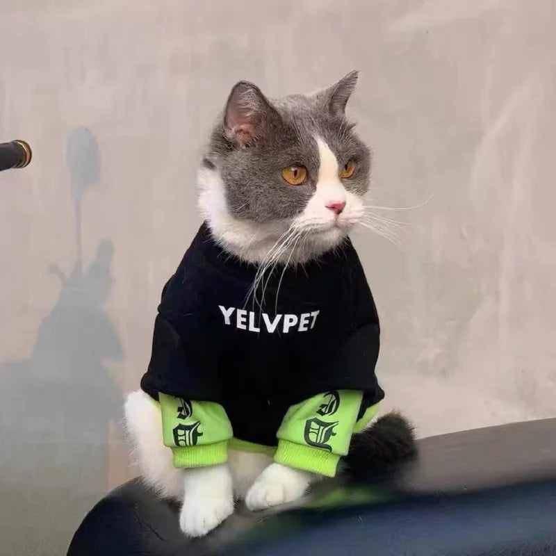 Pet Hoodies for Dogs Cats Solid Montage Puppy Clothing THRIXINE