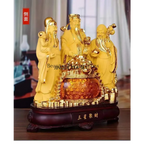 Fortune three-star Feng Shui statue Fu Lu Shou home decoration living room decoration business gifts