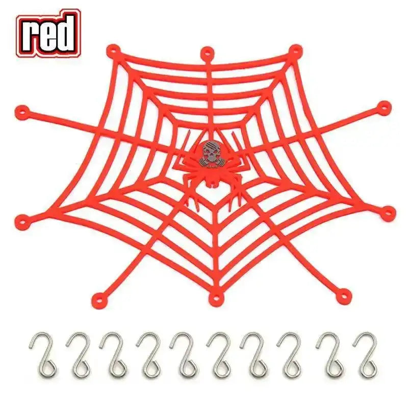 Toy Car Side Awning Rooftop Tent Luggage Roof Rack Net For 1/10 1/8 RC Crawler Car Traxxas TRX4 SCX10 TAMIYA ARRMA D90