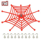 Toy Car Side Awning Rooftop Tent Luggage Roof Rack Net For 1/10 1/8 RC Crawler Car Traxxas TRX4 SCX10 TAMIYA ARRMA D90