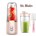 Portable Juicer Blender 300ml Electric Fruit Juicer USB Charging Lemon Orange Fruit Juicing Cup Smoothie Blender Machine Electric Fruit Juicer USB Charging Lemon Orange Fruit Juicing Cup Smoothie Blender Machine Stevvex