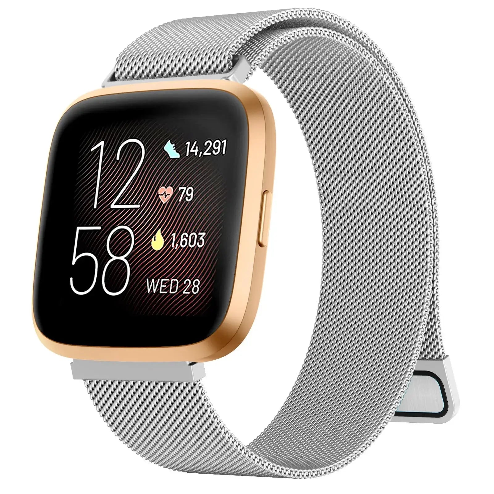 Fitbit Versa & Sense Metal Band - Premium Steel Strap - SJB-DIAMOND ELITES