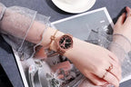 Luxury Mesh Steel Belt Quartz Wristwatches Eiffel Tower Watch for Women Simple Ladies Dress Party Watch Relógio Feminino Gifts
