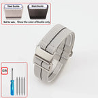 Motorola Moto Elastic Nylon Watch Band - Quick Release Parachute Strap