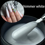 Jillnails 100g Glitter Shimmer Milky Hard Gel Builder Nail for Nails ExtensionsRoyal Blue Pink  UV LED Camouflage  Selfleveling Lootquake LLC