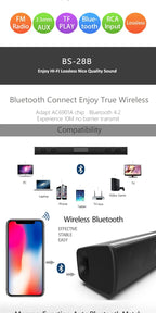 Home Theater Sound System Bluetooth Computer Speakers for TV Soundbar Box Subwoofer Radio Music Center Boom Box Column Hot Sale Lootquake LLC
