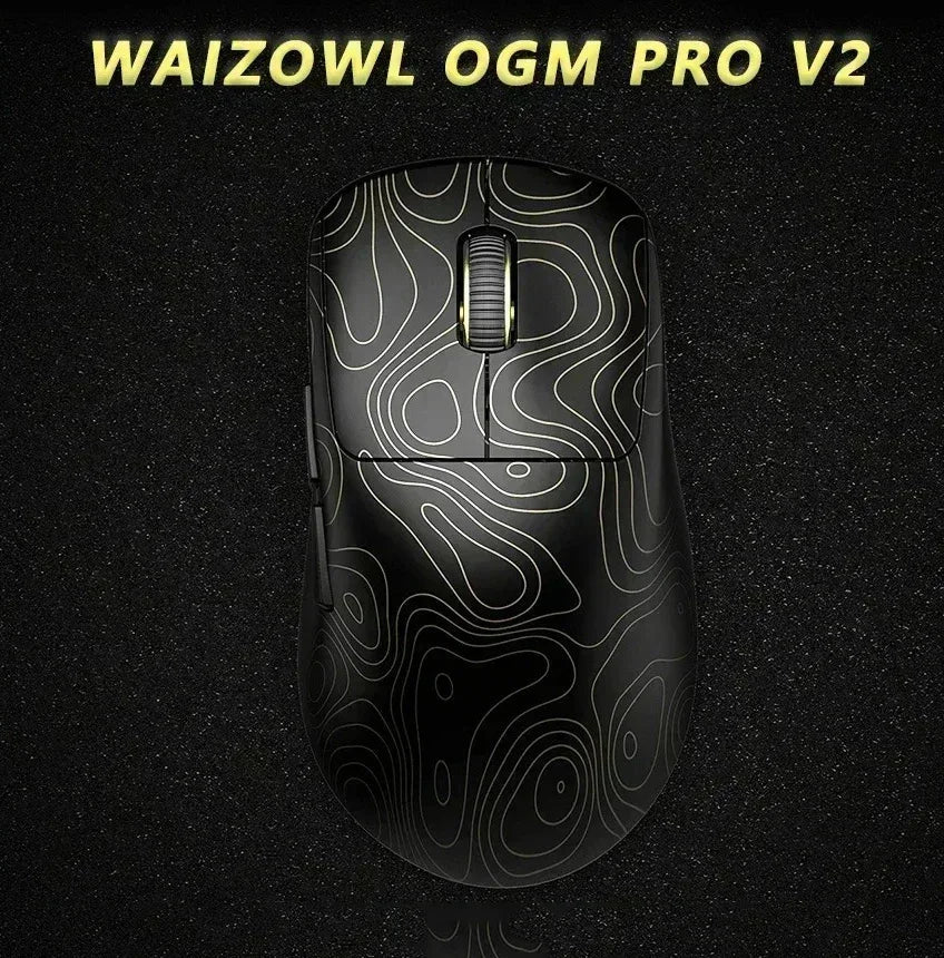 Waizowl OGM Pro V2 Hades Gaming Mouse Customize Wireless Three-Mode Paw3950 30000dpi Lightweight Gaming Mouse E-sports Ergonomic Lootquake LLC