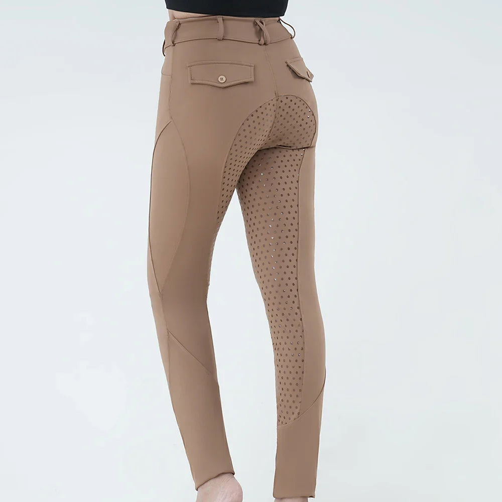 EquiComfort Full-Seat Riding Breeches for Women - SJB-DIAMOND ELITES