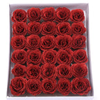 30pcs of 7cm Glitter spray artificial flower rose for Christmas gift hot Valentine DIY bouquet easter wedding Birthday decor Lootquake LLC