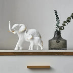 1pairs Creative Modern Decor Animal Resin Elephant Statues & Figurines Sculpture Living Room Table Ornaments Crafts Lootquake LLC