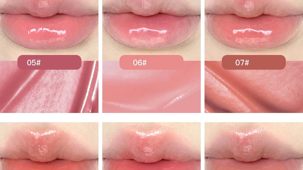 FLORTTE 10-Color Lip Palette Lip Gloss and Lipstick Glossy Moisturizing Pigmented Multifunctional Easy to Apply Lootquake LLC