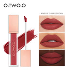 O.TWO.O 12 Color Liquid Lipstick Matte Finish Sexy Silky Lip Gloss Waterproof Kiss-proof Lasting Lip Glaze Lip Tint Cosmetics Lootquake LLC