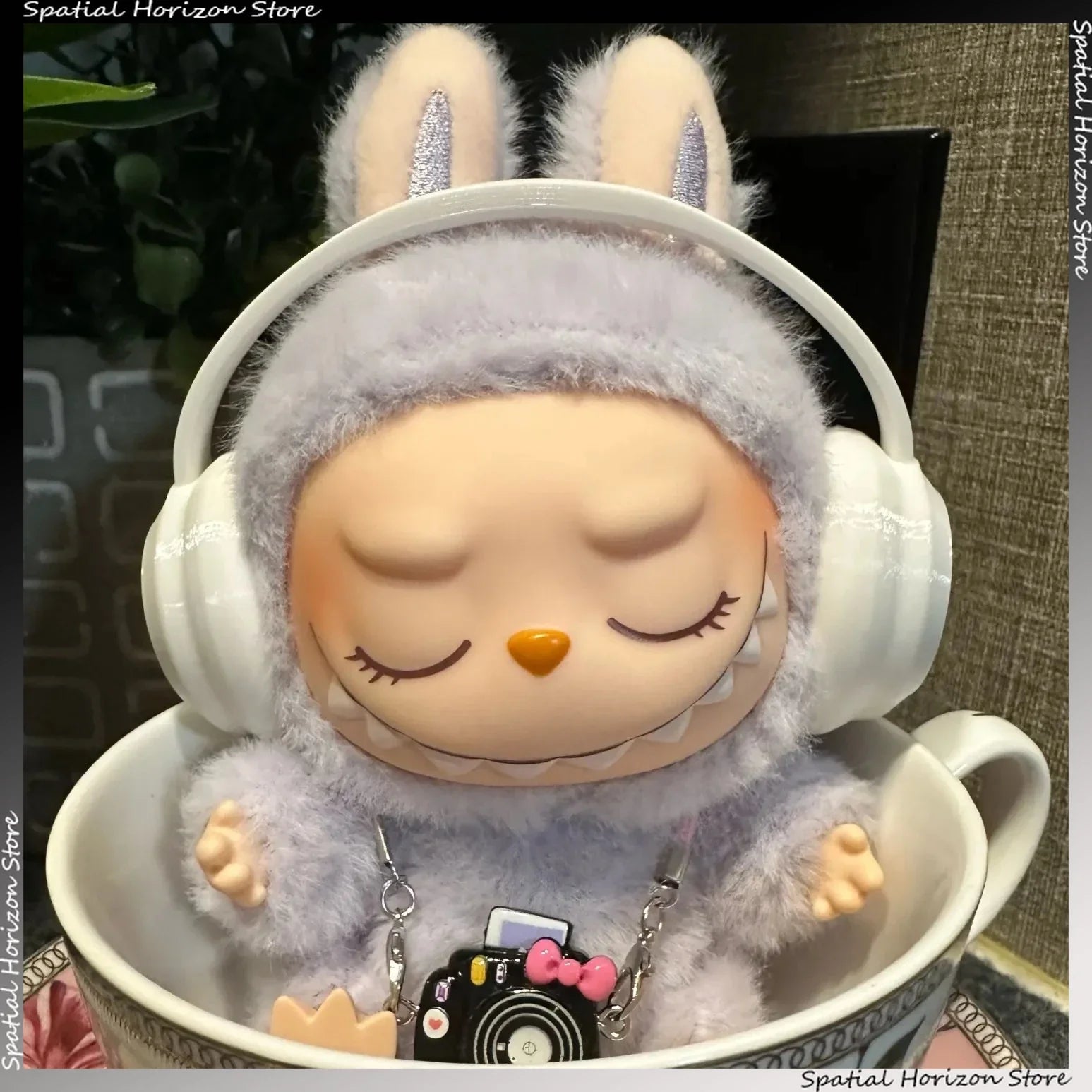 Labubu Headphone Cute Earphone for Labubu I II Mini Plush Doll Headset Decoration Fashion DIY Doll Accessories Gift Lootquake LLC