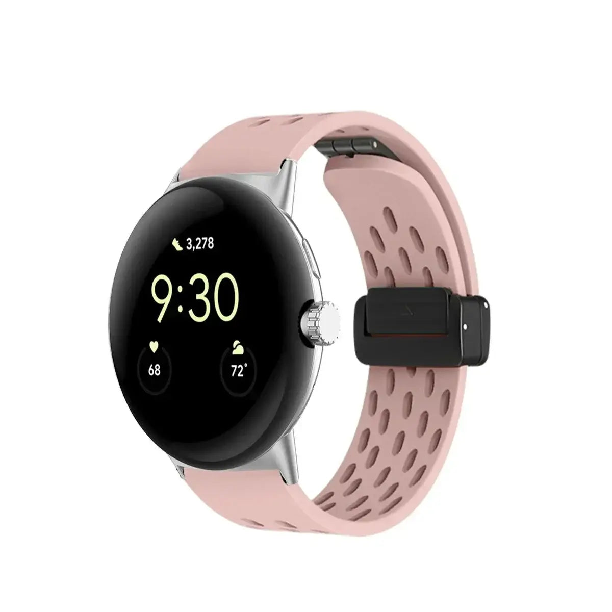 Google Pixel Silicone Band - Breathable With Magnetic Clasp BandsCo Straps