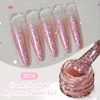 BORN PRETTY 10ml Reflective Glitter Gel Nail Polish Carat Mirage Sparkling Color Shine UV LED Soak Off Semi-Permanant Varnish Lootquake LLC