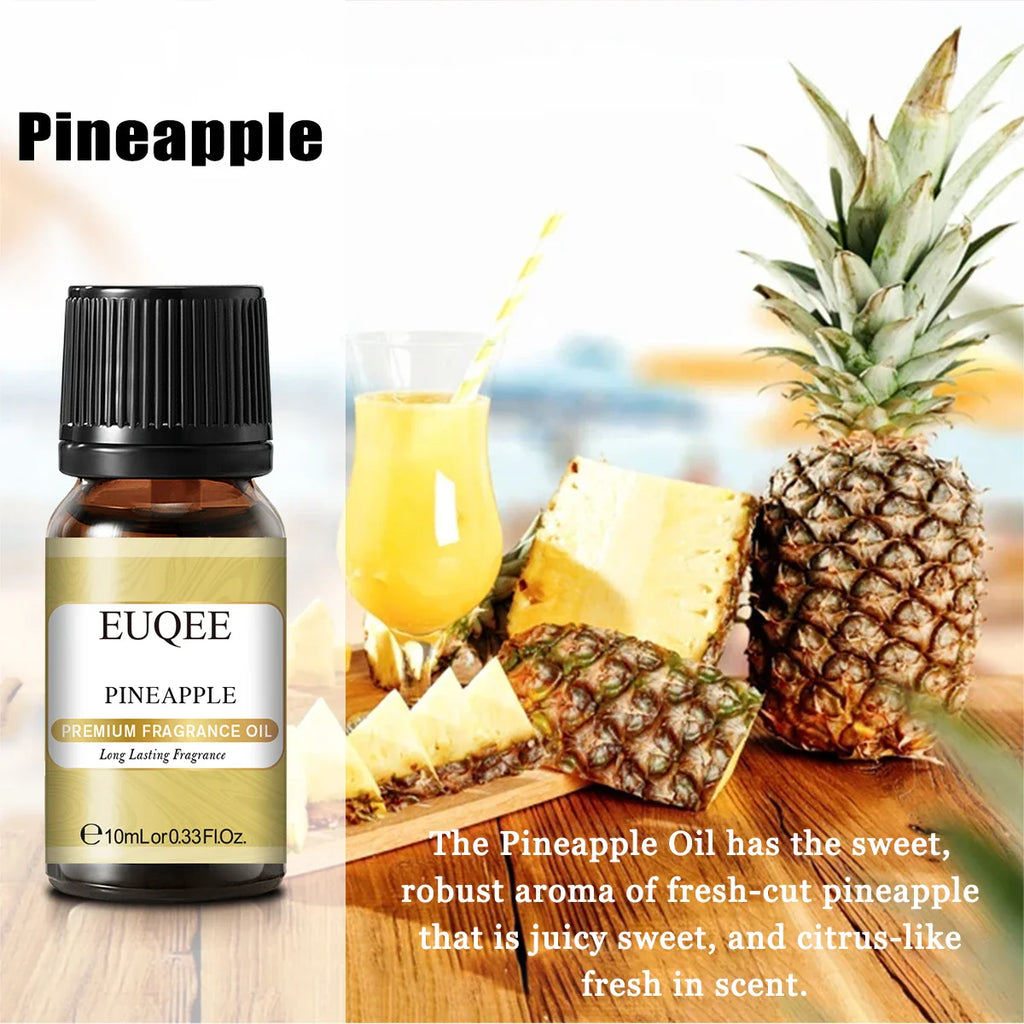 EUQEE 10ML Coconut Vanilla Bubble Gum Fragrance Oil For Making Candle, DIY Soap Coffee Cake Cedarwood Premium Aroma Oils Lootquake LLC
