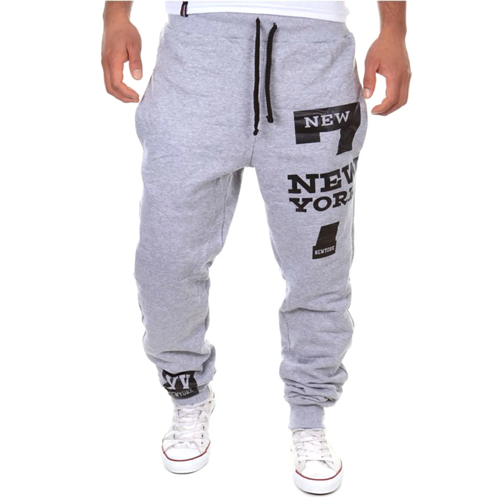 Men's Active Sweatpants Drawstring Elastic Waist - SJB-DIAMOND ELITES