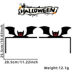 Halloween Door Frame Decoration,Bats,Pumpkins,Spider Webs,Door and Window Corner Stickers, Halloween Home Decoration