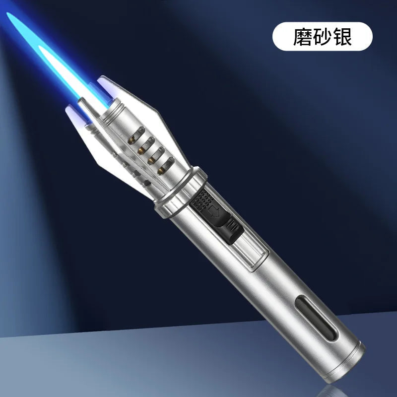 BlazeMaster: Windproof Metal Torch for BBQ & More THRIXINE