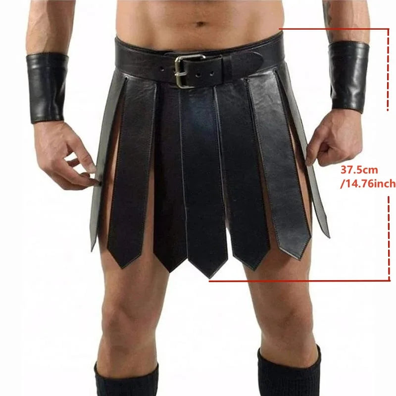 Halloween Medieval Renaissance Roman Dress Adult Men Warrior Gladiator Cosplay Costumes Knight Carnival Party Saias Lootquake LLC