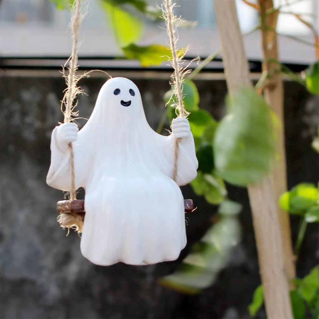 Halloween Decorations Ghost Figurines Halloween Ghost Hanging Ornament for Halloween Holiday Parties Decor