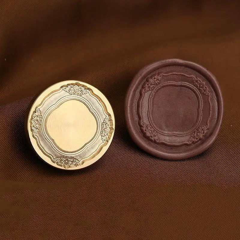 Photo Frame Series Sealing Wax Stamp Head Fire Paint Seal Wax Stamp Heads For DIY Scrapbooking Envelope Wedding Party Invitation Lootquake LLC