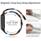 Fitbit Charge 5 6 Braided Band With Magnetic Buckle