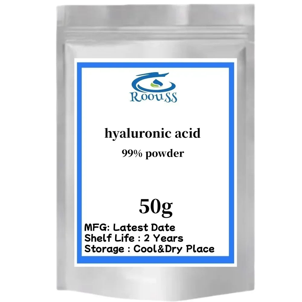 High content 99% Cosmetic raw materials Hyaluronic acid powder anti-wrinkle and Anti-aging,Moisturizing,free shippin Lootquake LLC