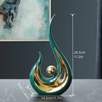 Ceramic Sculptures Ornaments Home Modern Decoration Abstract Statue Room Art Decor Luxury Porcelain Figurine Table Accessories Lootquake LLC