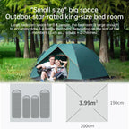 QuickSet Oasis: Auto Tent for 2-4, Rain & Sun Ready! THRIXINE