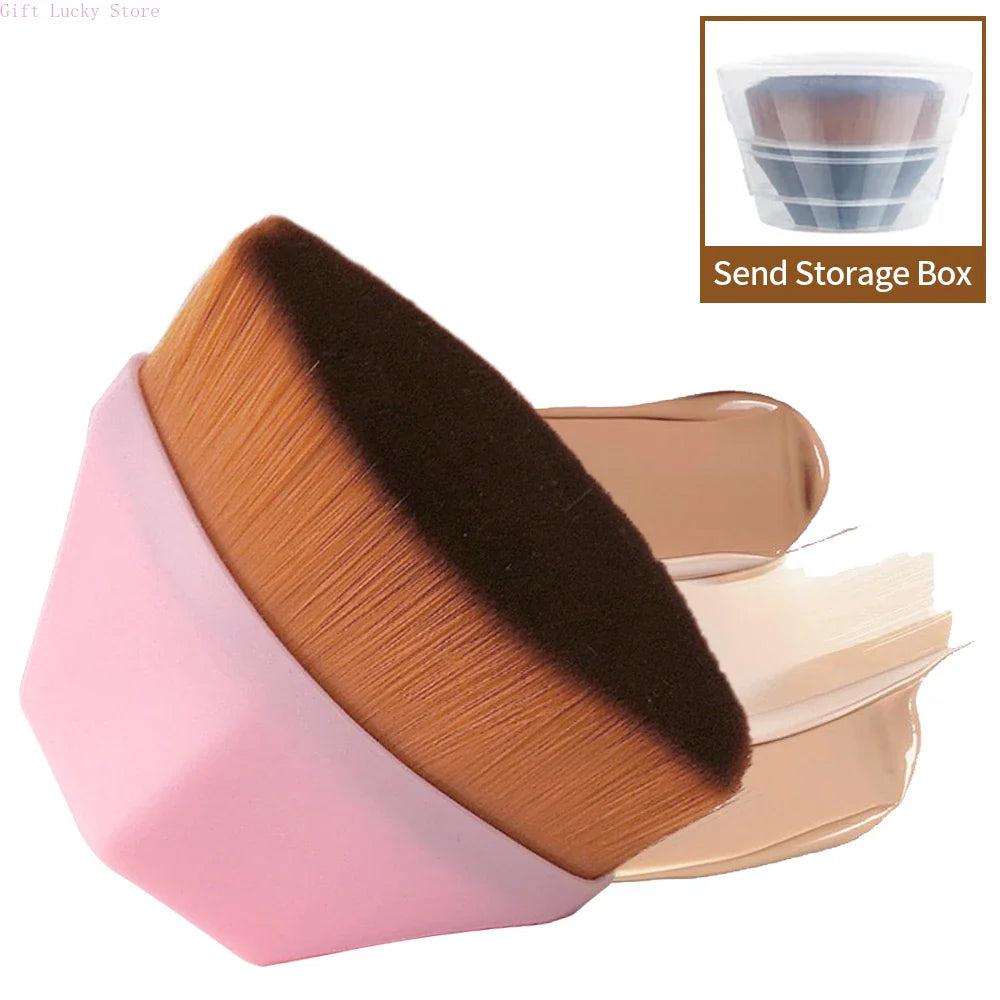 1PC Foundation Brushes Makeup Korean Professional Cosmetics BB Cream Powder Make Up Brush Short Handle Magic Foundation Brush Lootquake LLC