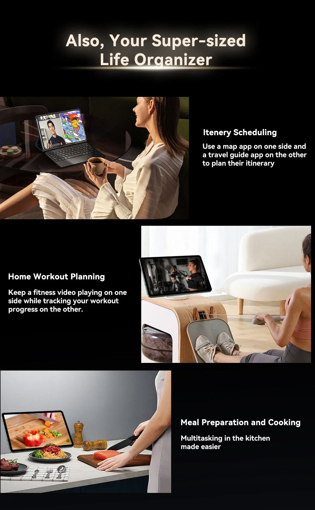 Blackview MEGA 2 Tablets 12 inch 2K Display Widevine L1 24GB(8+16) Android 15 256GB 9000mAh AI Main Camera Pad PC Lootquake LLC