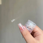 Moonlight Mirror Nails Powder Pearl White Nails Glitter Aurora Shining Pigment Chrome Dust Nail Art Supplies Decoration Lootquake LLC