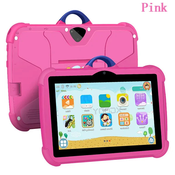 7 Inch Global Version 5G Kids' tablet Dual BOW Cameras 5G WiFi Quad Core 4GB RAM 64GB ROM Children's Gifts Tablets 4000mAh Lootquake LLC