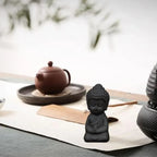 Meditating Baby Buddha Statue Buddha Figurine Decor Zen Monk Sculpture Jardin Lawn Sitting Buddha Tea Pet Ornament