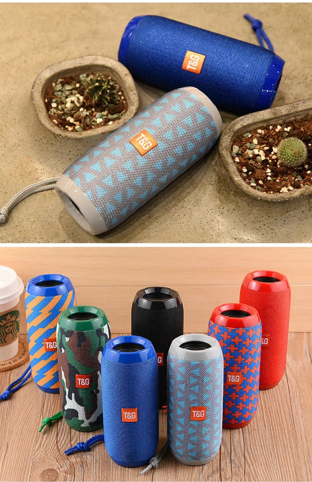 TG117 Bluetooth Speakers Portable Wireless Sound Box  Outdoor Waterproof Stereo Surround Supports TF Radio altavoz bluetooth Lootquake LLC