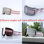 Ski Snowboard Goggles Women Men Skiing Eyewear Mask UV 400 Snow Double Anti-Fog Cylindrical - SJB-DIAMOND ELITES