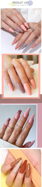 URSUGAR 7.5ml Solid Color Gel Polsih Classic Matte Glossy DIY Nail Art Trendy Reflective Glitter Nail Gel UV LED Soak Off Lootquake LLC