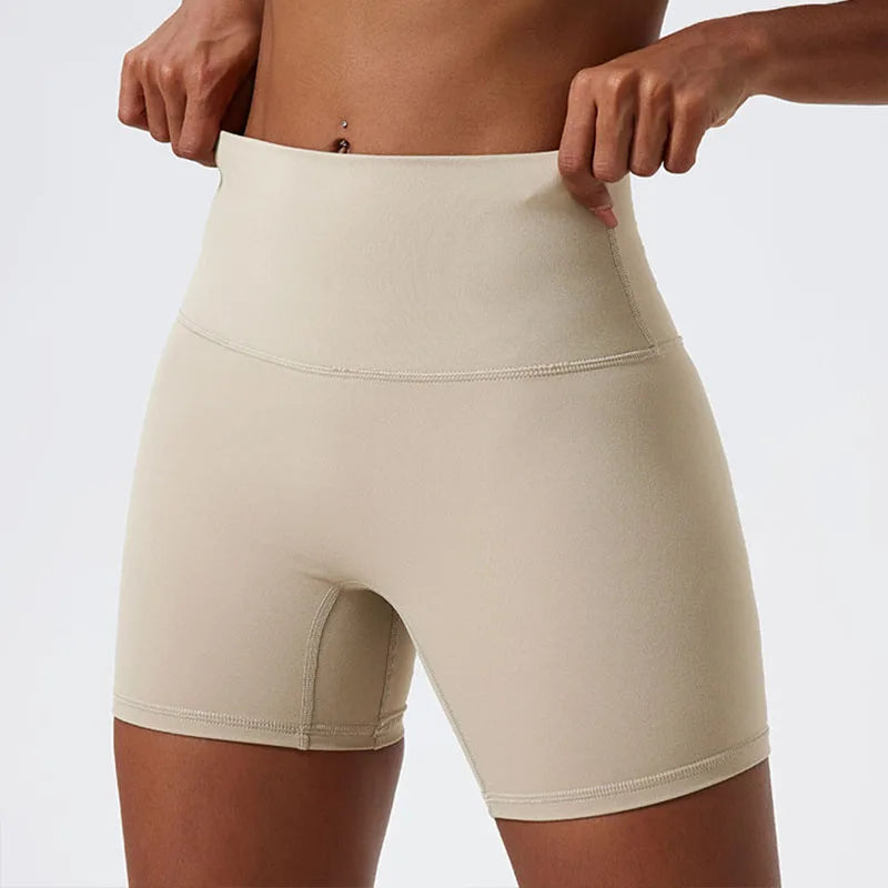 Ultra Comfort High-Waist Yoga Shorts THRIXINE