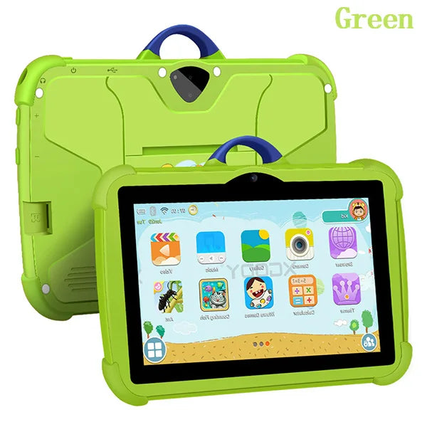 7 Inch Global Version 5G Kids' tablet Dual BOW Cameras 5G WiFi Quad Core 4GB RAM 64GB ROM Children's Gifts Tablets 4000mAh Lootquake LLC