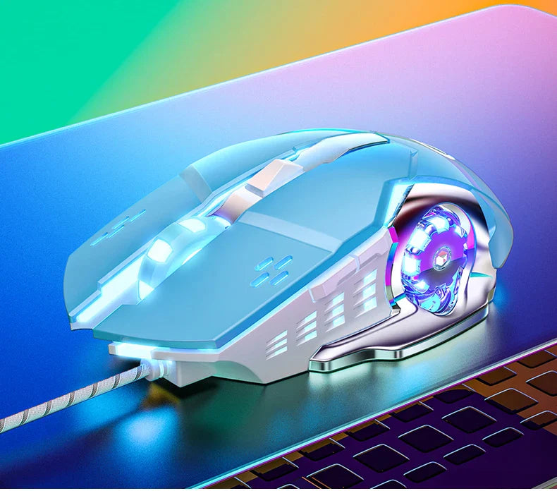 G15 Mechanical Gaming Mouse 7-Color Breathing Light Wired Laptop USB Desktop Office Computer Gaming Mouse Mute Lootquake LLC