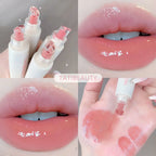 TATIBEAUTY Lip Jelly Essence Hydrating Lipstick Lip Gloss Lip Gloss Mirror Lip Gloss Lipstick Tender Pink Student Makeup Lootquake LLC
