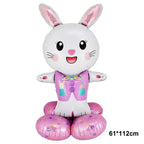 Easter Bunny Inflatables Balloon Decorations Standing Carrot Balloons Cute Carrot Rabbit Happy Easter Party Birthday Decorations Lootquake LLC