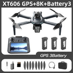 Lenovo Drone With screen RC 8K Professional HD Aerial Photography GPS Laser obstacle avoidance Three-axis gimbal Aircraft