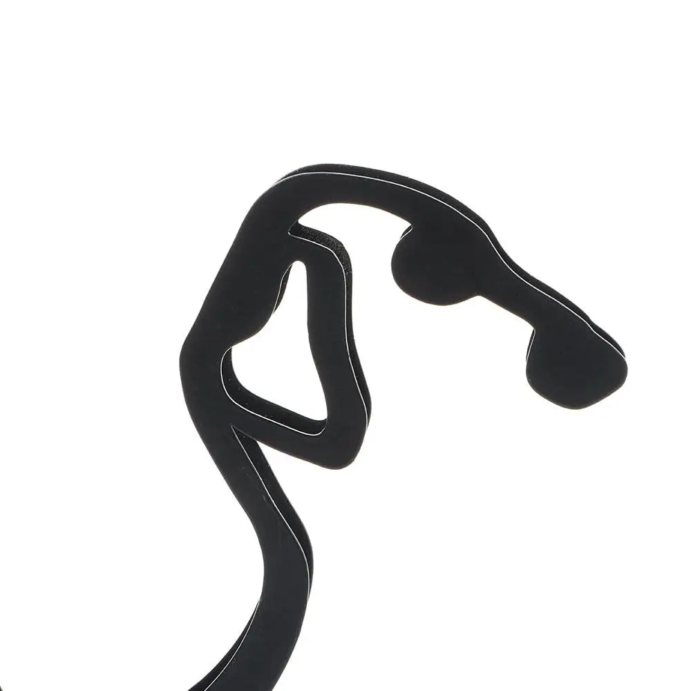 Wrought Iron Handicraft Bulldog Dachshund Labrador Abstract Dog Ornament Modern Animal Sculpture Simple Statue Art Figurine Lootquake LLC