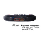 Motorcycle Bluetooth Speaker Amplifier Output 2.1A Music MP3 Player Burglar Alarm Siren USB Stereo Loud Speaker FM Radio MT730 Lootquake LLC