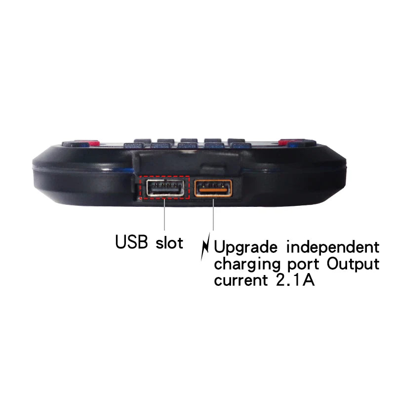 Motorcycle Bluetooth Speaker Amplifier Output 2.1A Music MP3 Player Burglar Alarm Siren USB Stereo Loud Speaker FM Radio MT730 Lootquake LLC