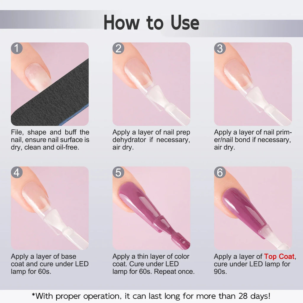 7ml No Wipe Glossy Top Coat, High Glossy Shine Effect Soak Off Gel Nail Polish Long Lasting for Salon Home DIY Manicure Nail Art Lootquake LLC