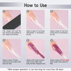 7ml No Wipe Glossy Top Coat, High Glossy Shine Effect Soak Off Gel Nail Polish Long Lasting for Salon Home DIY Manicure Nail Art Lootquake LLC